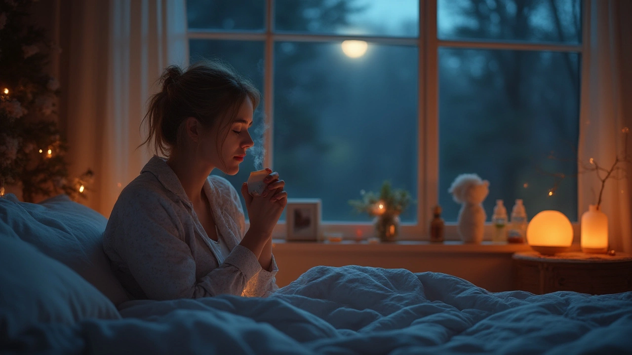 Schlaf verbessern mit Aromatherapie: Ätherische Öle für bessere Nächte